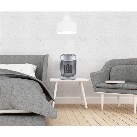 1500W / 750W Ceramic Portable Space Heater Indoor Electric Heater with Overheat - Picture 5 of 7